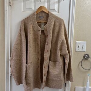 J. Crew Camel Knit Sweater XL